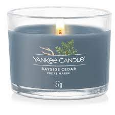 Bayside cedar Yankee Candle - Candela Votive in Vetro