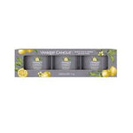 Black tea & lemon Yankee Candle - Confezione Regalo 3 Candela Votive in Vetro