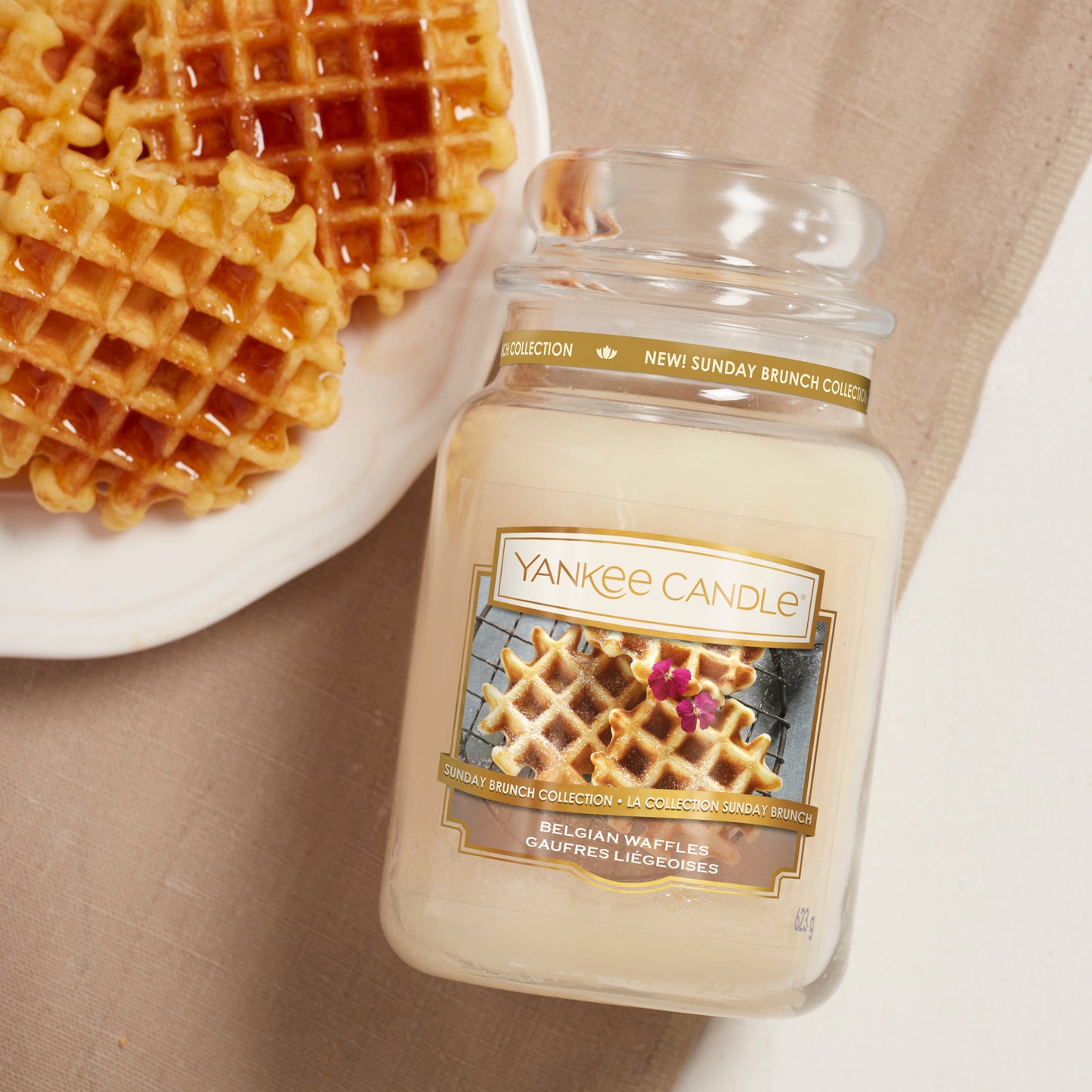BELGIAN WAFFLES -Yankee Candle- Candela Sampler