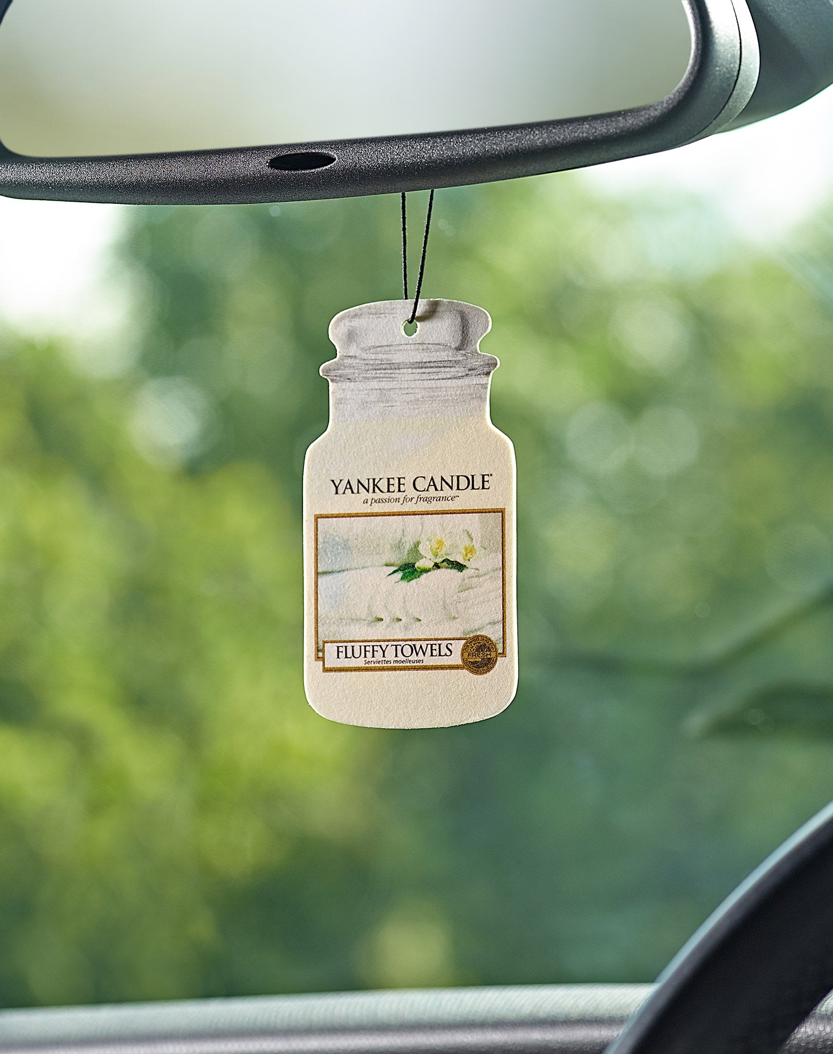 FLUFFY TOWEL -Yankee Candle- Car Jar