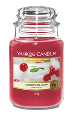 CHERRIES ON SNOW -Yankee Candle- Giara Grande