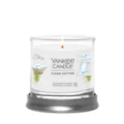 CLEAN COTTON -SIGNATURE - Yankee Candle- Tumbler  Giara Media Piccola