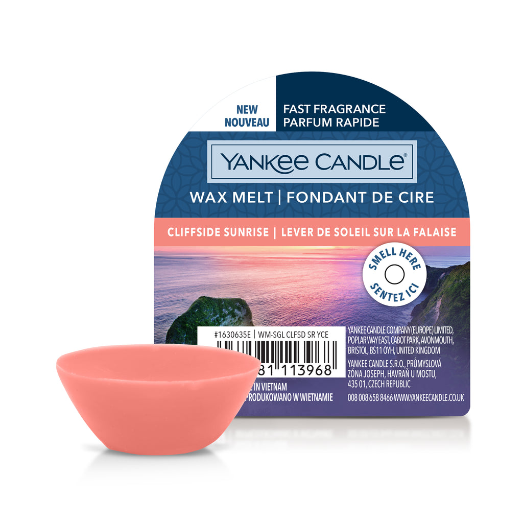 CLIFFSIDE SUNRISE -Yankee Candle- Tart Cera da Fondere