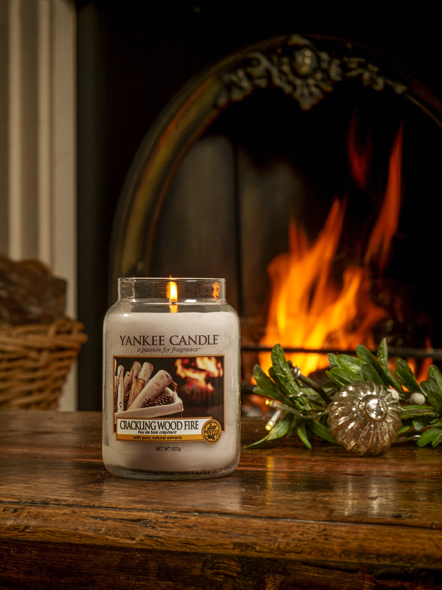 CRACKLING WOOD FIRE -Yankee Candle- Giara Piccola