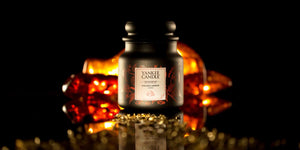GOLDEN AMBER -Yankee Candle- Pillar Piccolo