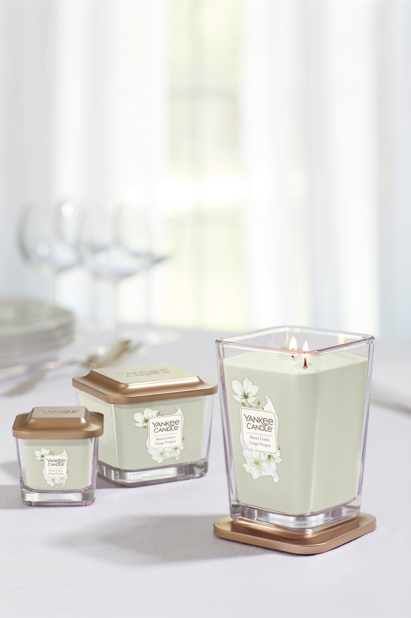 SHEER LINEN -Yankee Candle- Candela Grande