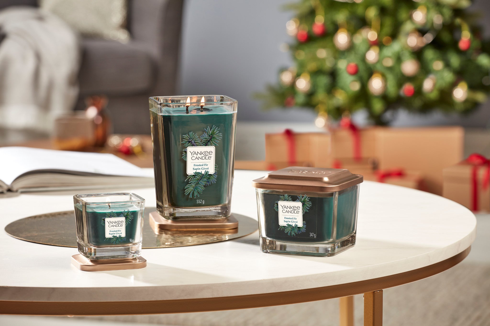 FROSTED FIR -Yankee Candle- Candela Piccola