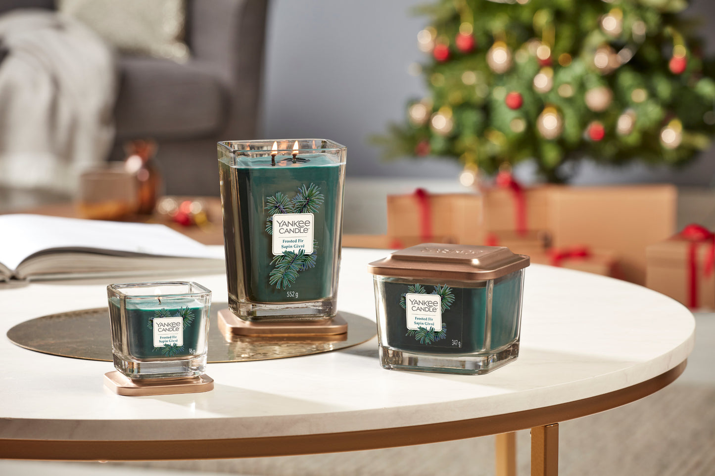 FROSTED FIR -Yankee Candle- Candela Media