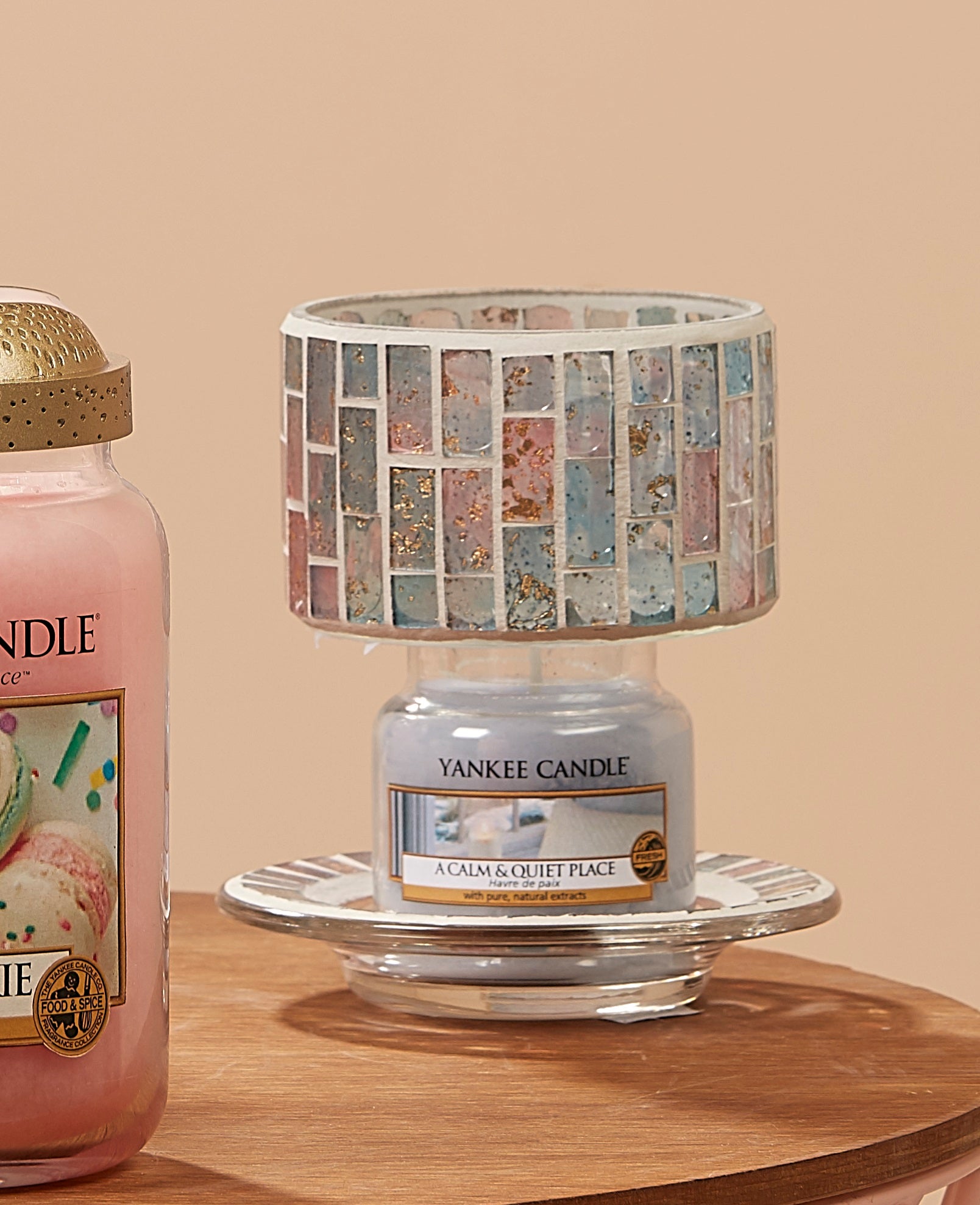 PASTEL ROMANCE -Yankee Candle- Paralume e Piatto Piccolo