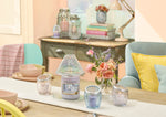PEARLESCENT CRACKLE -Yankee Candle- Porta Candela Sampler Rosa