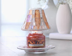 GOLD WAVE MOSAIC -Yankee Candle- Paralume e Piatto Piccolo