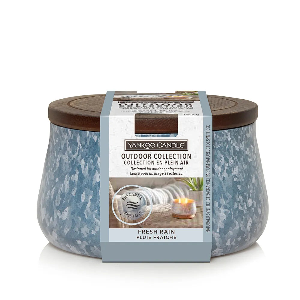 FRESH RAIN Yankee Candle Candela da Esterno