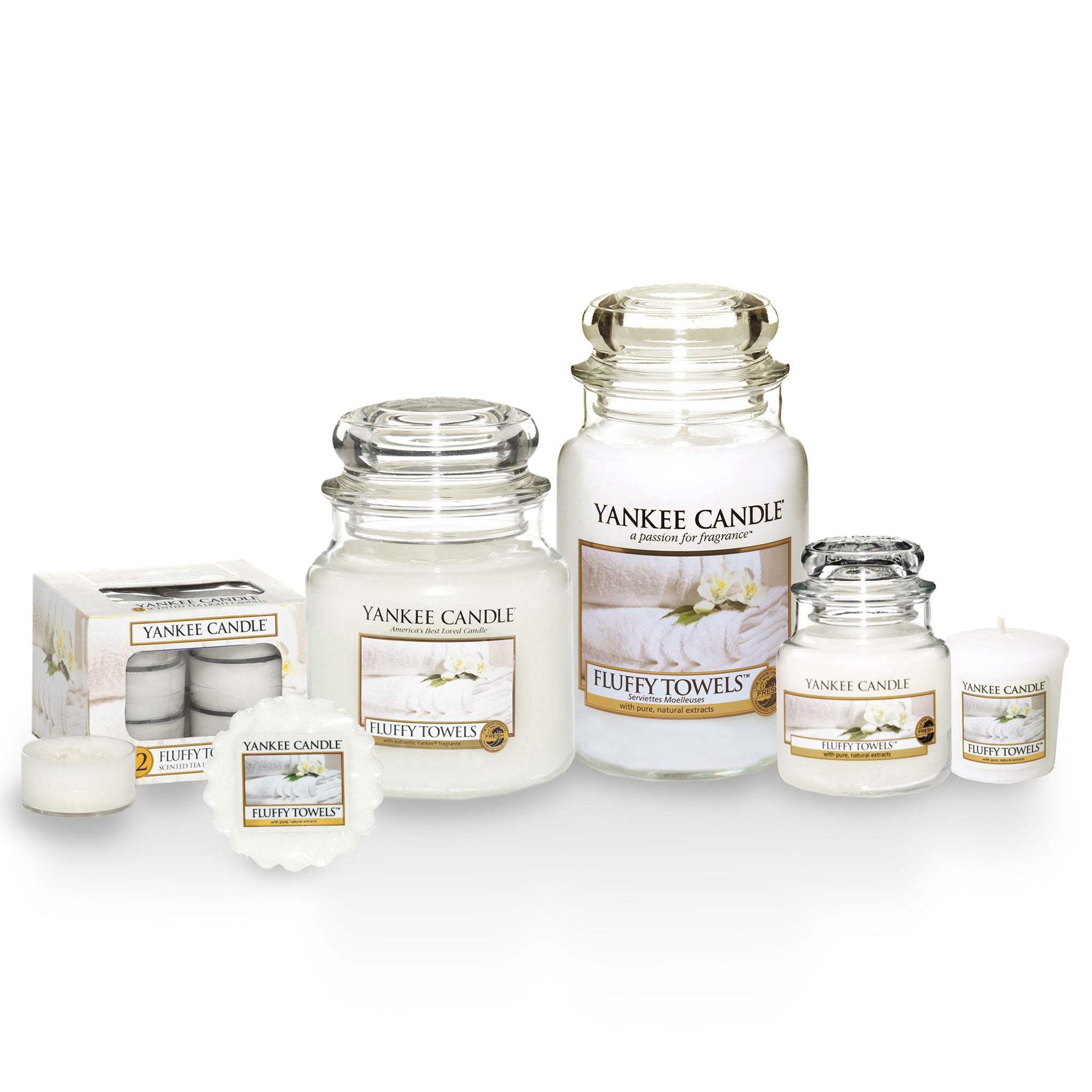 FLUFFY TOWELS -Yankee Candle- Tea Light