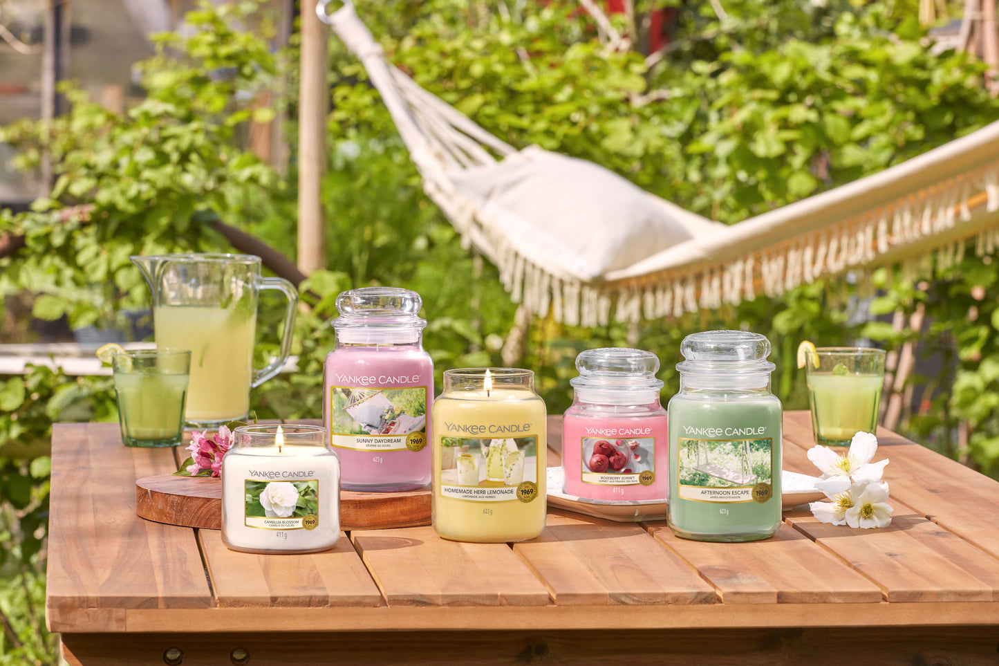ROSEBERRY SORBET -Yankee Candle- Candela Sampler