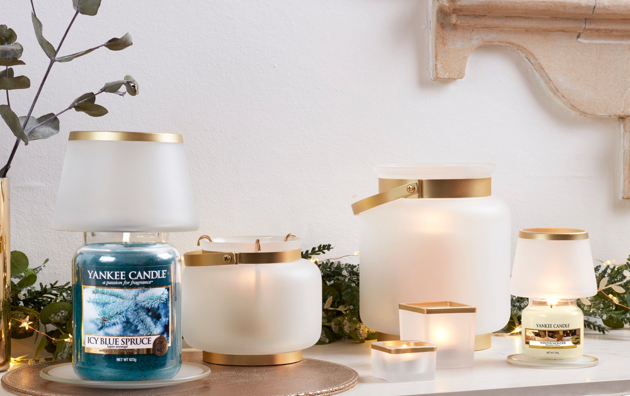 FROSTY -Yankee Candle- Paralume e Piatto Piccolo