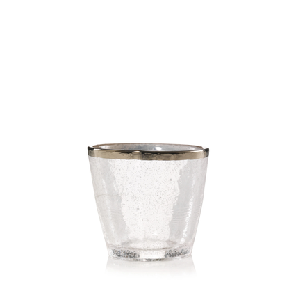 KENSINGTON -Yankee Candle- Porta Candela Sampler Banda Metallica su Vetro