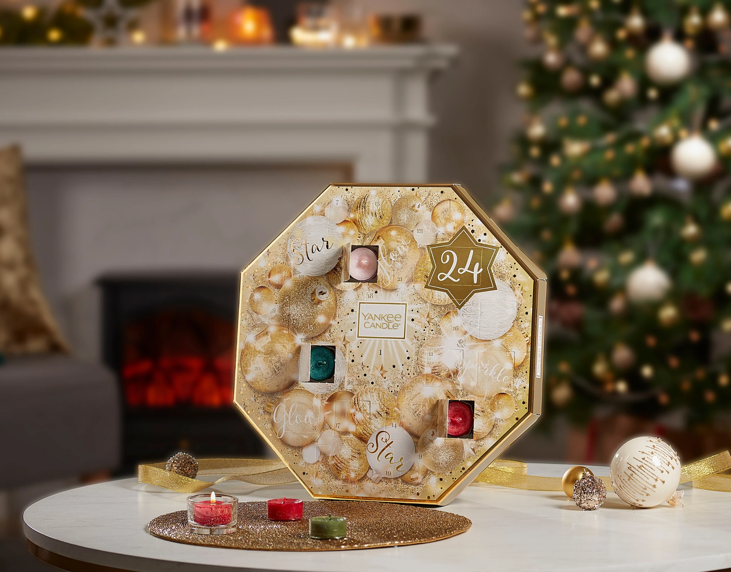 CALENDARIO DELL'AVVENTO -Yankee Candle- Confezione Regalo Natale