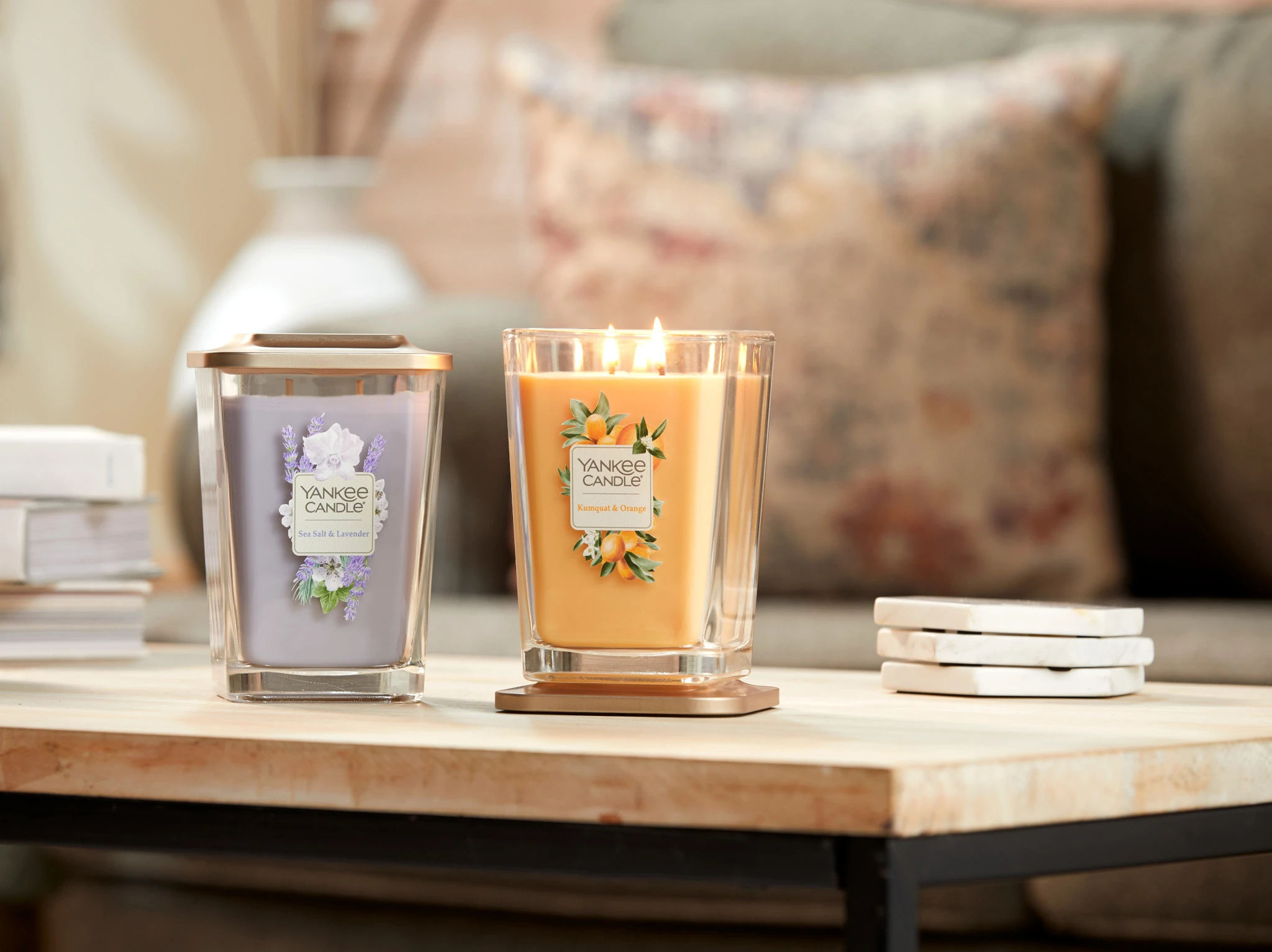 SEA SALT & LAVENDER -Yankee Candle- Candela Grande