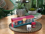SET 5 CANDELE SAMPLER -Yankee Candle- Confezione Regalo Just Go