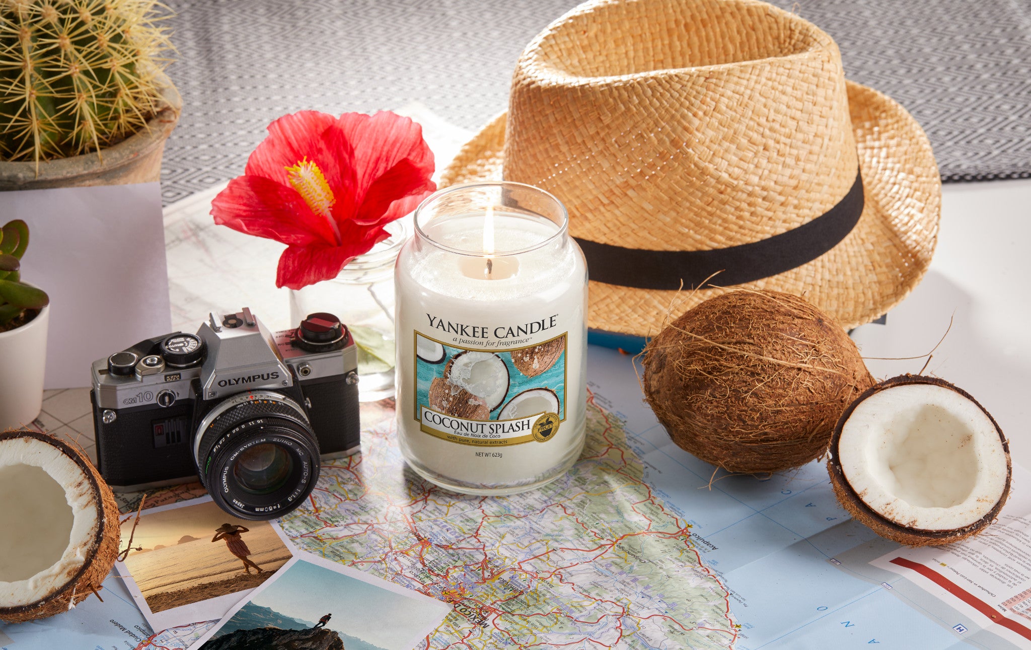 COCONUT SPLASH -Yankee Candle- Giara Grande