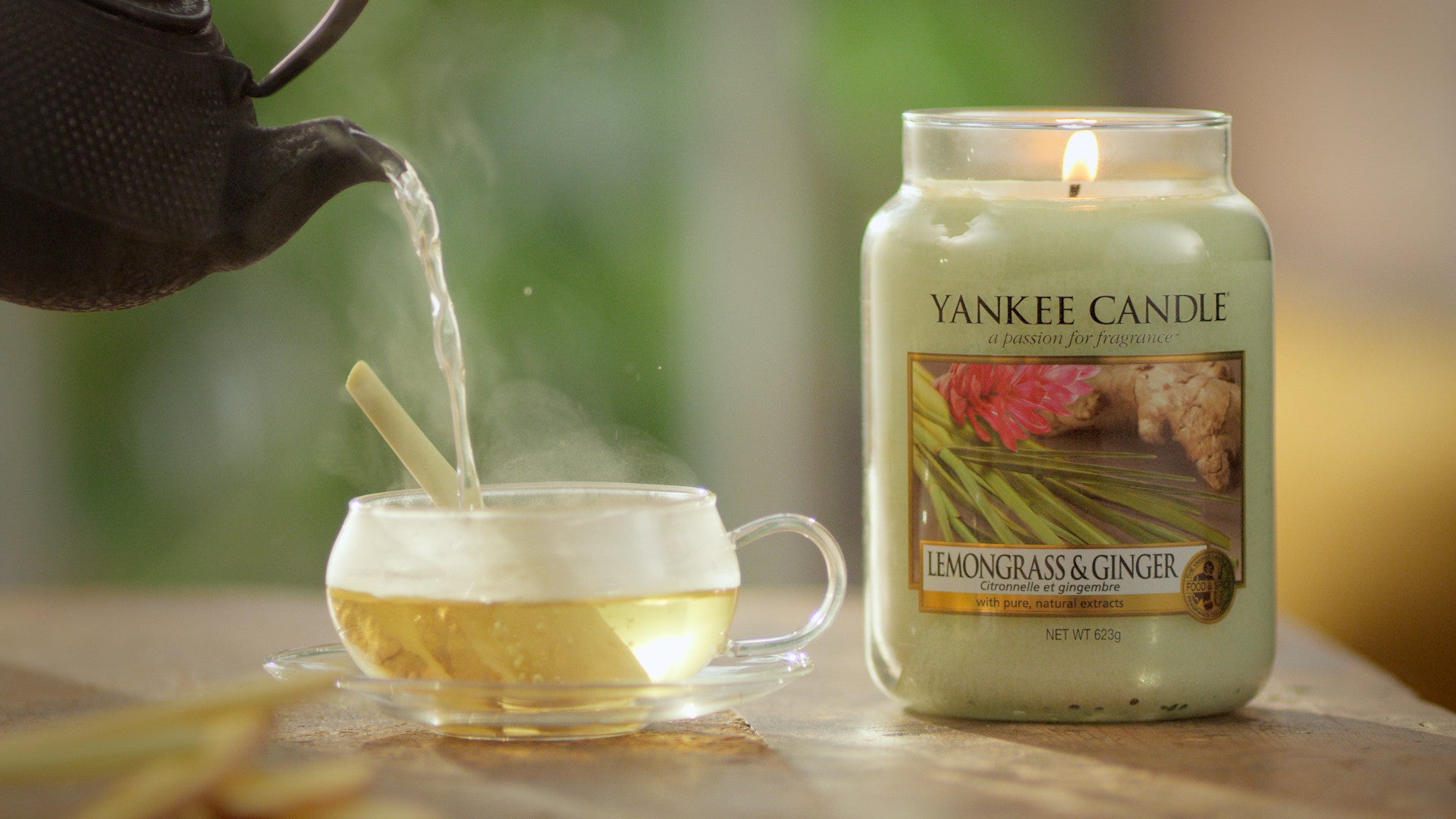LEMONGRASS & GINGER -Yankee Candle- Tea Light