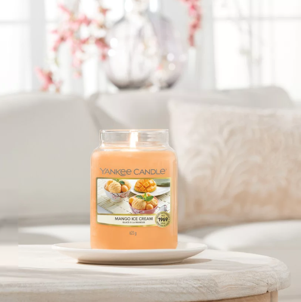 MANGO ICE CREAM Yankee Candle Giara Grande