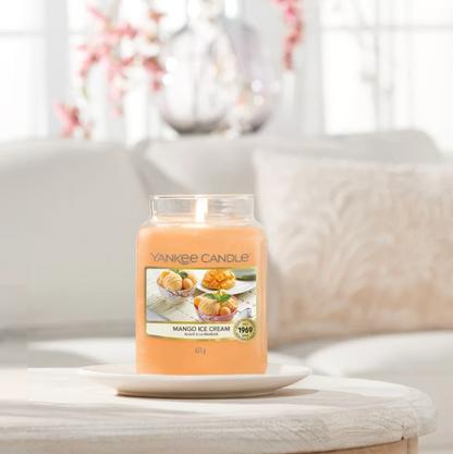 MANGO ICE CREAM Yankee Candle Giara Grande