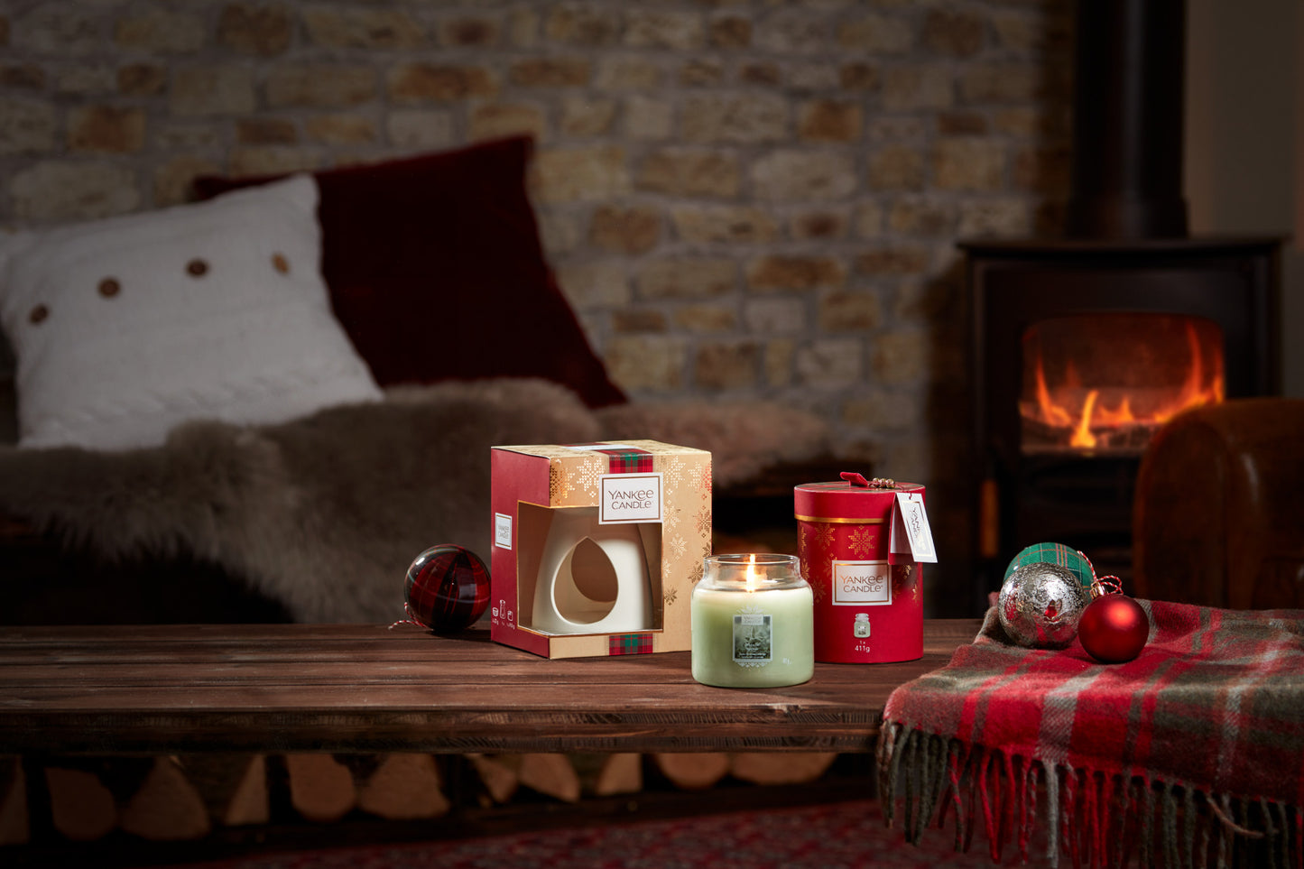 SET GIARA MEDIA -Yankee Candle- Confezione Regalo Alpine Christmas