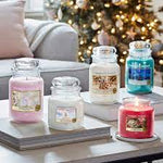 SPUN SUGAR FLURRIES - Yankee Candle - Candela Votive in Vetro Confezione da 3