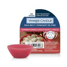 PEPPERMINT PINWHEELS -Yankee Candle- Tart Cera da Fondere