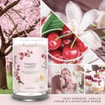 PINK CHERRY & VANILLA - Candela Tumbler Grande - Signature - Yankee Candle