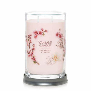 PINK CHERRY & VANILLA - Candela Tumbler Grande - Signature - Yankee Candle