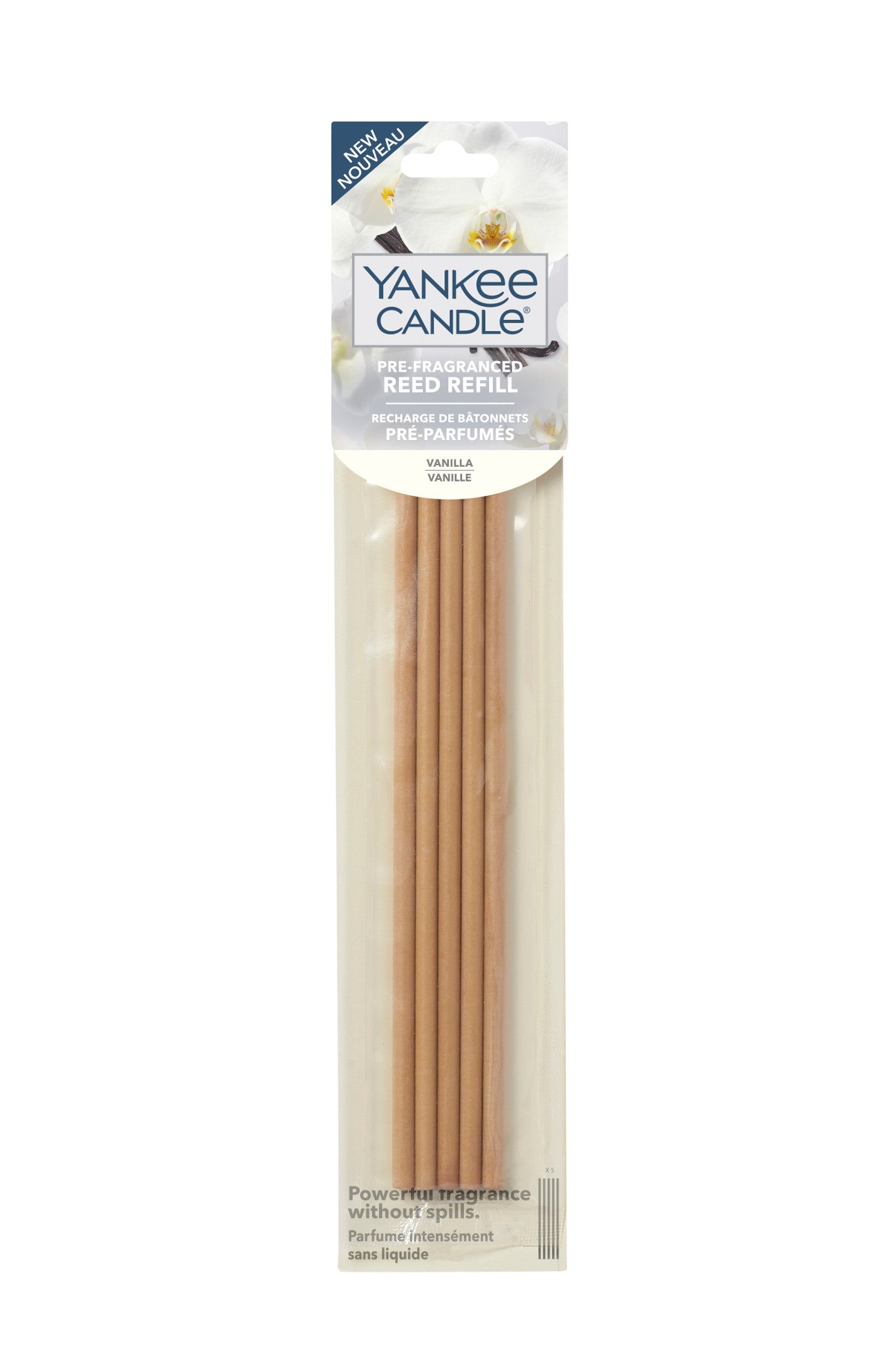 VANILLA -Yankee Candle- Ricarica Diffusore con Bastoncini Profumati