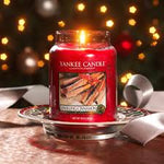 SPARKLING CINNAMON - Yankee Candle - Candela Votive in Vetro Confezione da 3