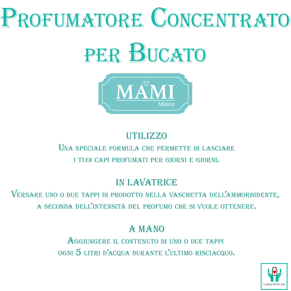 COCCOLE DI TALCO - Mami Milano - Profumatore Concentrato per Bucato 500ml