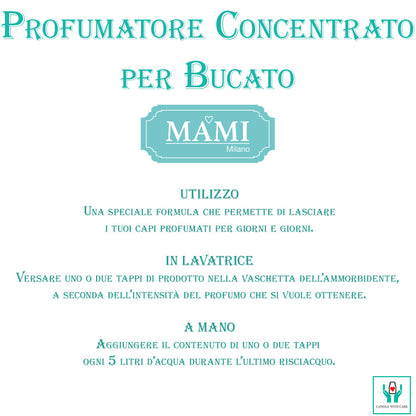 COCCOLE DI TALCO - Mami Milano - Profumatore Concentrato per Bucato 200ml