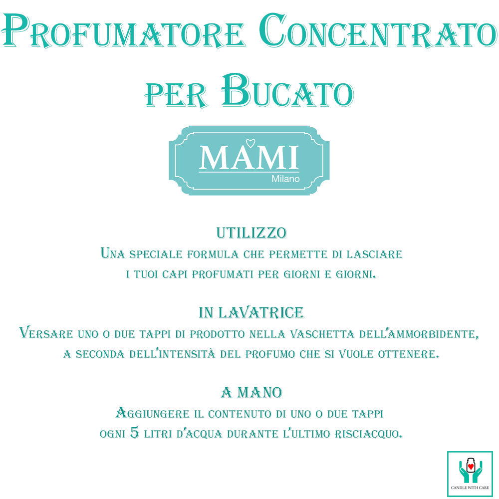 PROFUMI D'ORIENTE - Mami Milano - Profumatore Concentrato per Bucato 200ml