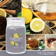 BLACK TEA & LEMON - Yankee Candle - Candela Votive in Vetro