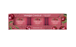 BLACK CHERRY - Yankee Candle - Candela Votive in Vetro Confezione da 3