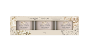 WARM CASHMERE - Yankee Candle - Candela Votive in Vetro Confezione da 3