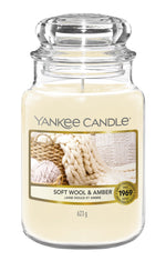 SOFT WOOL & AMBER Yankee Candle Giara Grande