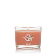 Tropical breeze Yankee Candle  - Candela Votive in Vetro