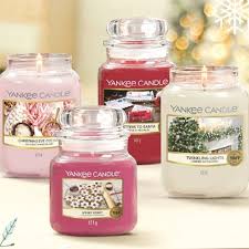 Yankee Candle Candele Votive Vetro Snow Globe Wonderland Mix 3 pz