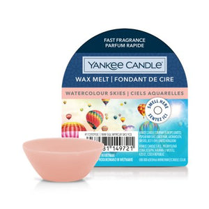 WATERCOLOUR SKIES - Yankee Candle - TART - cera da fondere