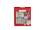 SET 3 CANDELE SAMPLER E PORTA SAMPLER -Yankee Candle- Confezione Regalo San Valentino