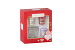 SET 3 CANDELE SAMPLER E PORTA SAMPLER -Yankee Candle- Confezione Regalo San Valentino