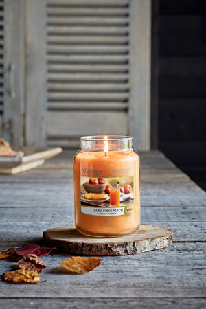 FARM FRESH PEACH -Yankee Candle- Giara Grande