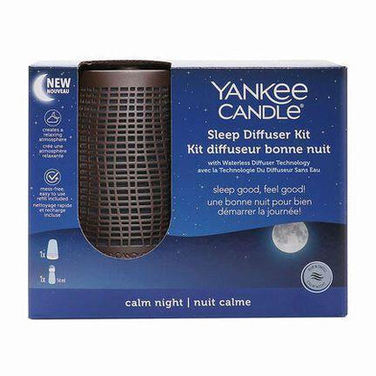 CALM NIGHT -Yankee Candle- Kit Base Effetto Bronzo Sleep Diffuser