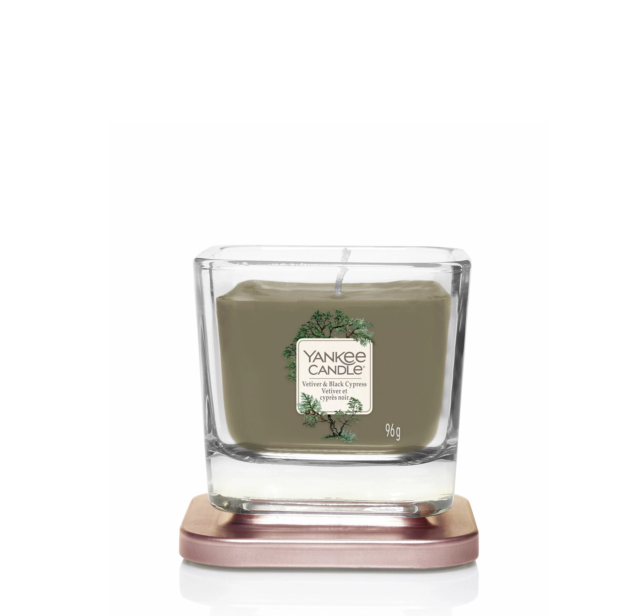 VETIVER & BLACK CYPRESS -Yankee Candle- Candela Piccola