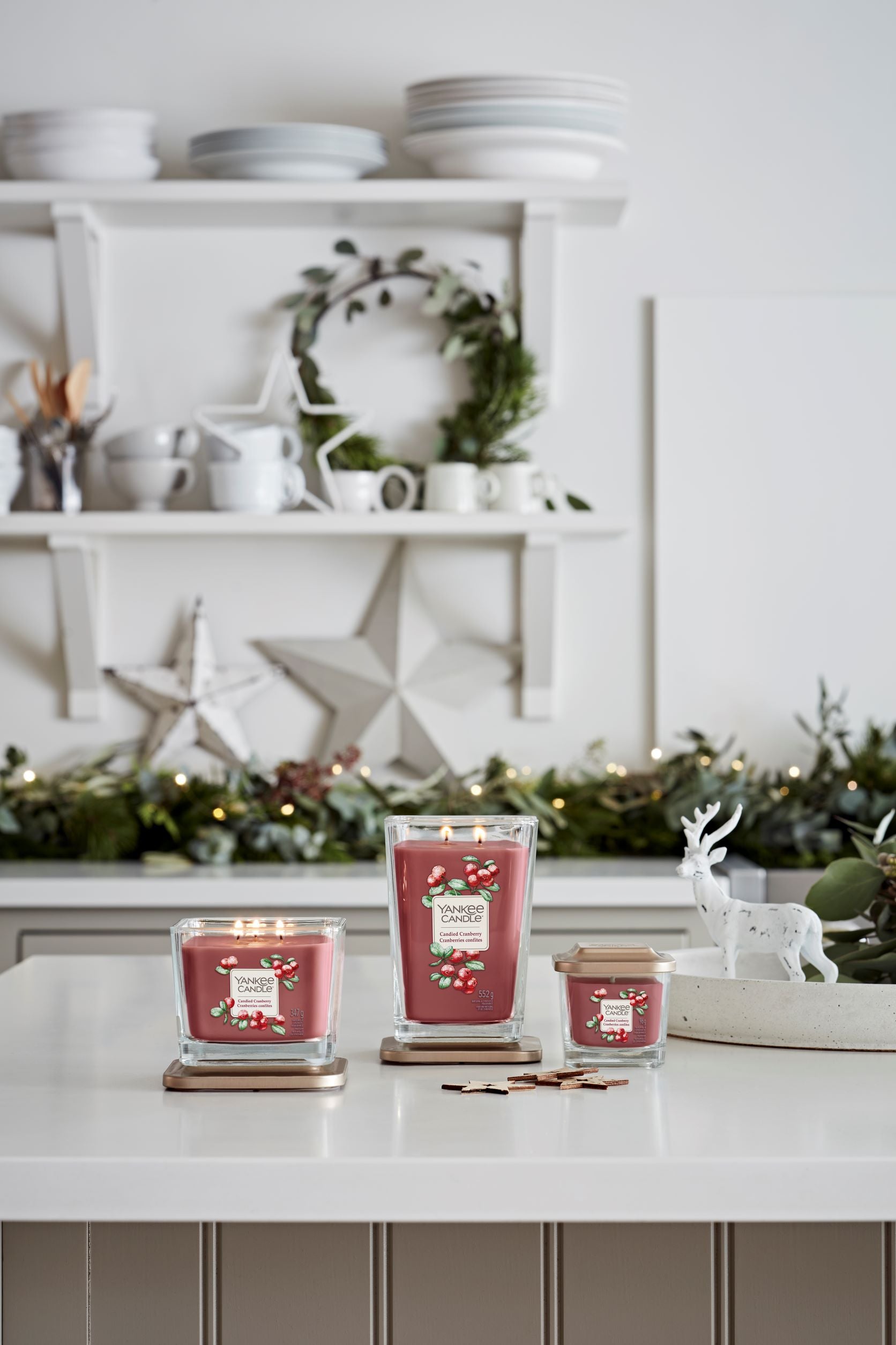 CANDIED CRANBERRY -Yankee Candle- Candela Piccola